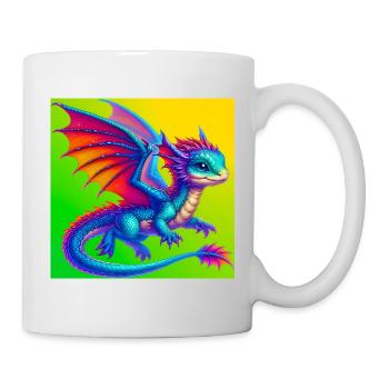 dragon - Mug blanc - blanc - Droite
