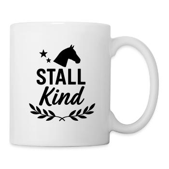 Pferd, Stallkind, lustig - Tasse - Weiß - Rechts
