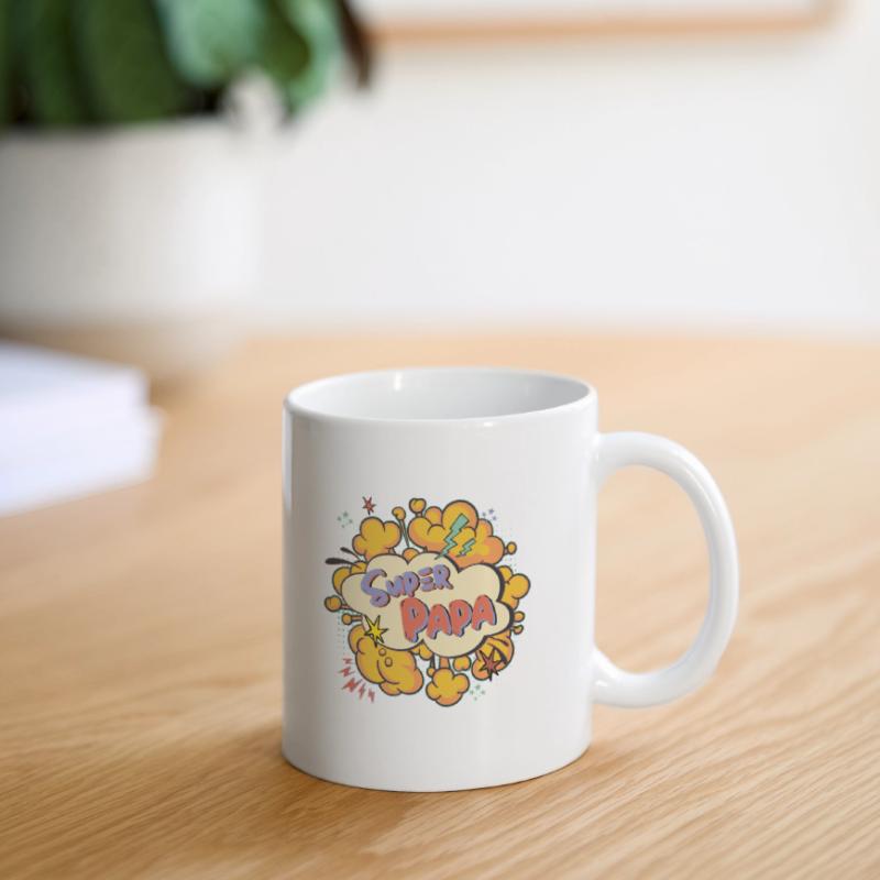 Super Dad Comic Explosion Mug