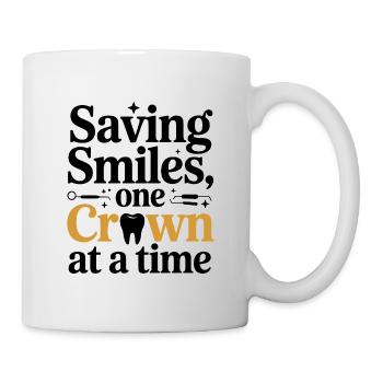 Dentallabortechniker Kronenmacher Design - Tasse - Weiß - Rechts
