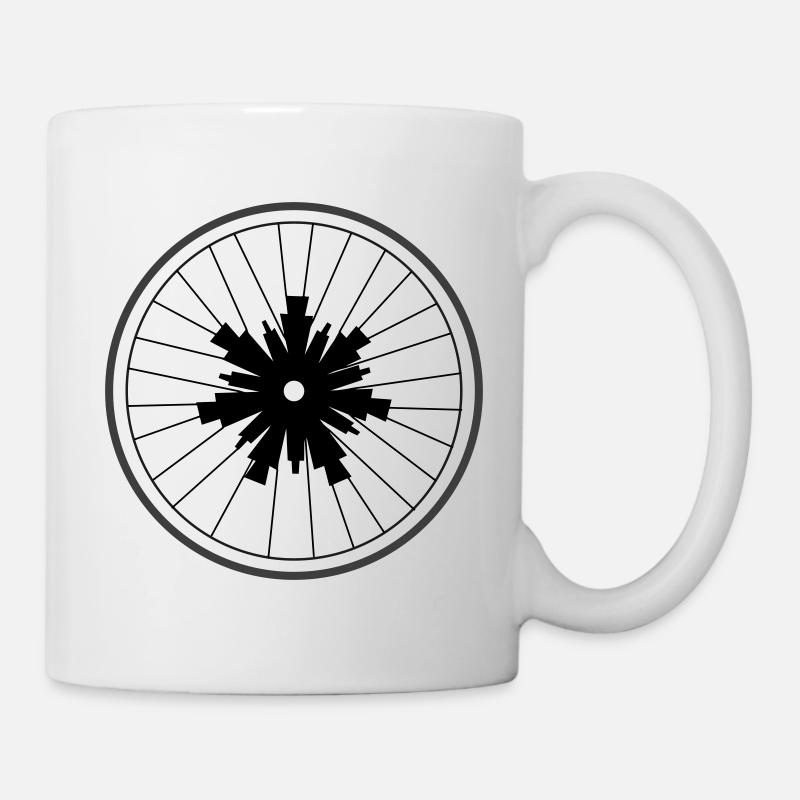 Snowflake wheel by Cean - Mug - white