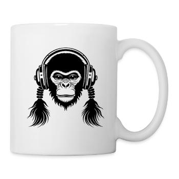 Hardcore Monkey Head Stunt Beat Edition Chemise - Mug blanc - blanc - Droite