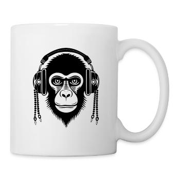 Echo Monkey Head Reverberation Urban Edition Shirt - Mug - white - Right