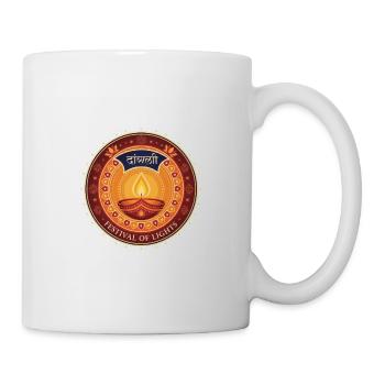 Diwali Festival of Lights - Mug - white - Right