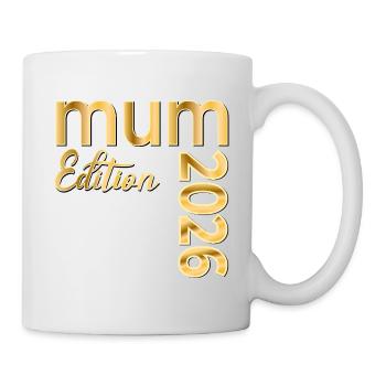 Baby 2026 Announcement British Mum - Mug - white - Right