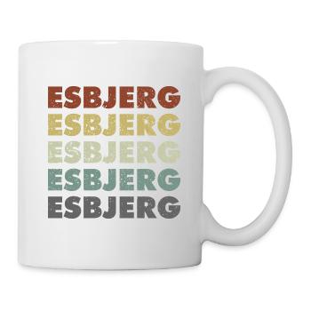 Esbjerg - Danemark - Danemark - Scandinavie - Mug blanc - blanc - Droite