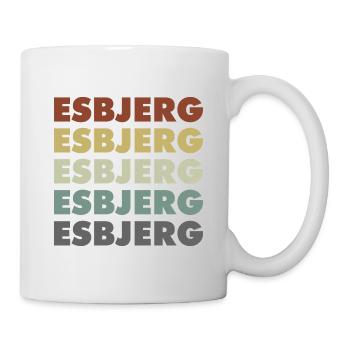 Esbjerg - Danemark - Danemark - Scandinavie - Mug blanc - blanc - Droite