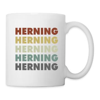 Herning - Danemark - Danemark - Scandinavie - Mug blanc - blanc - Droite