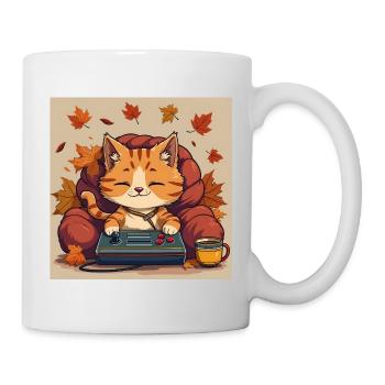 Gaming Cat - Tasse - Weiß - Rechts