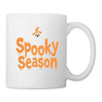 Spooky Season Halloween Lustiger Geist - Tasse - Weiß - Rechts