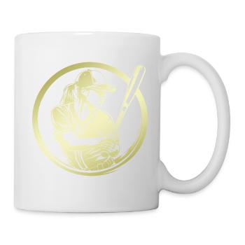 Baseball Silhouette - Mug - white - Right