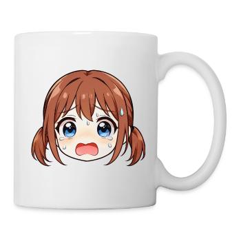Weeping Manga Face - Mug - white - Right