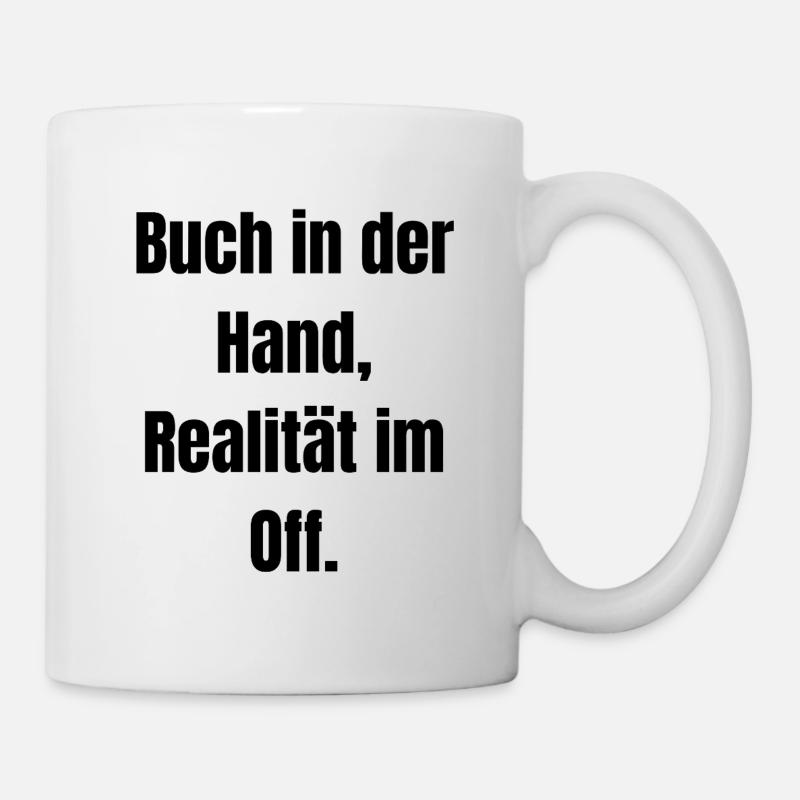 Book in hand... - Mug - white