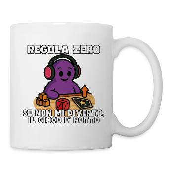 Règle zéro : S’amuser ou rompre - Mug blanc - blanc - Droite
