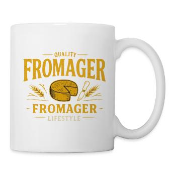 Fromager Quality Lifestyle cheese - Mug - white - Right