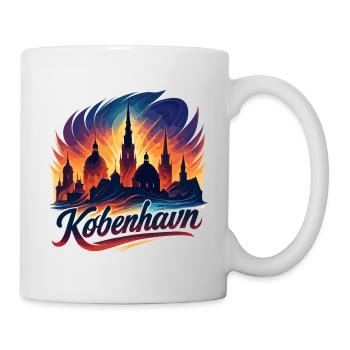 Copenhagen Capital Denmark Cool Gift - Mug - white - Right