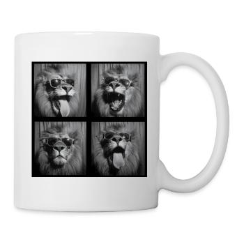 Lunettes de soleil Funny Lion - Mug blanc - blanc - Droite