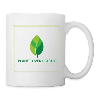 La planète plutôt que le plastique - Mug blanc - blanc - Droite