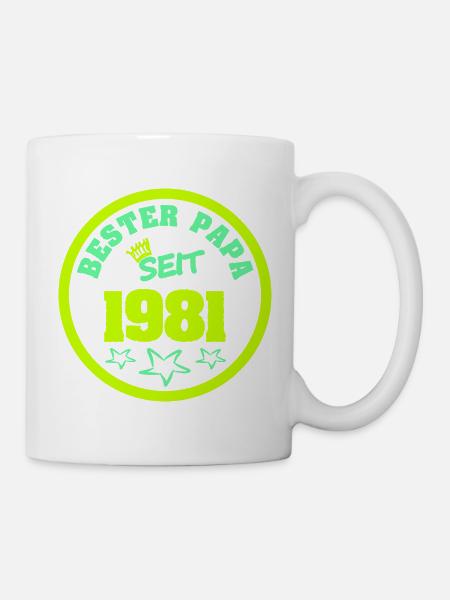 Vater 1981 - Tasse - Weiß
