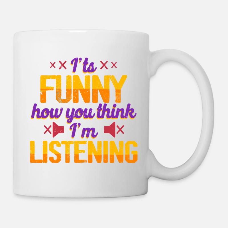 Deaf Deaf Hearing Impairment - Mug - white