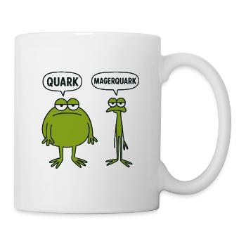 Quarkfrosch Duo - Tasse - Weiß - Rechts