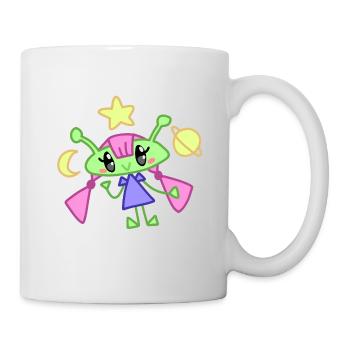 Étoile Ami Étincelle - Mug blanc - blanc - Droite
