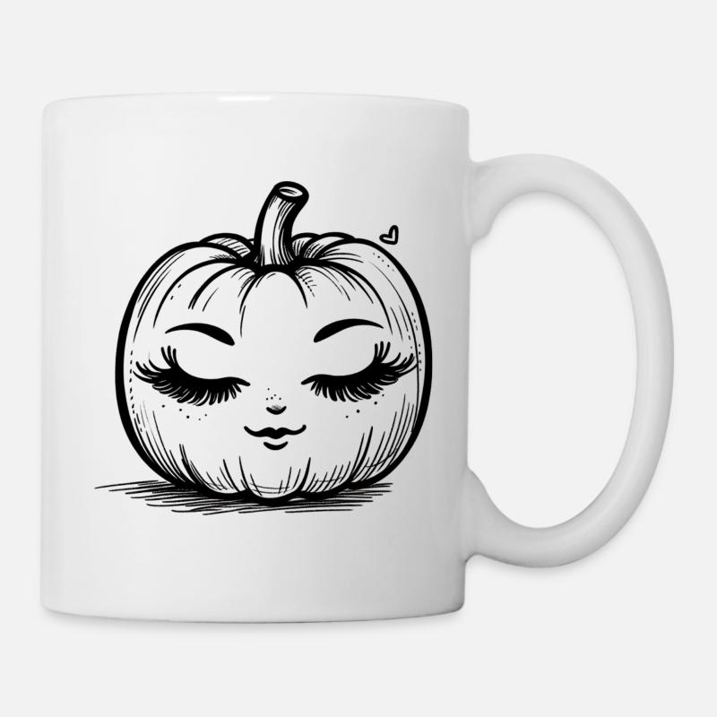 Pumpkin lovely and friendly - Mug - white