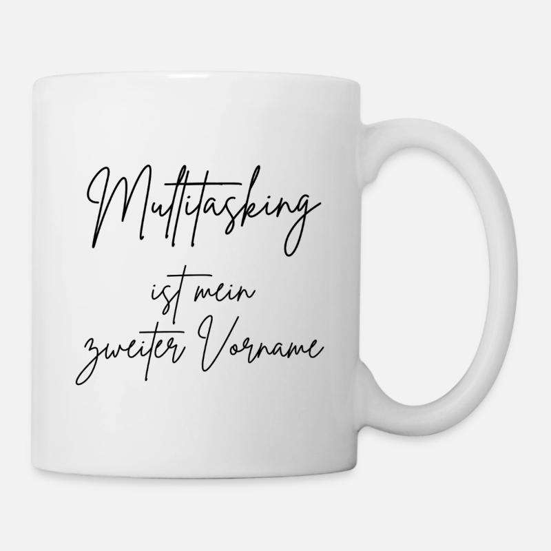 Multitasking is my middle name - Mug - white