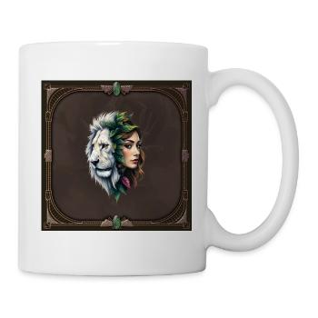León y Musa Floral - Mug - white - Right