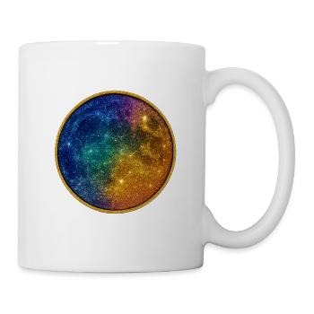 Kosmischer Regenbogenkreis - Tasse - Weiß - Rechts