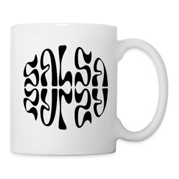 Conception de logo typographique Salsa - Mug blanc - blanc - Droite