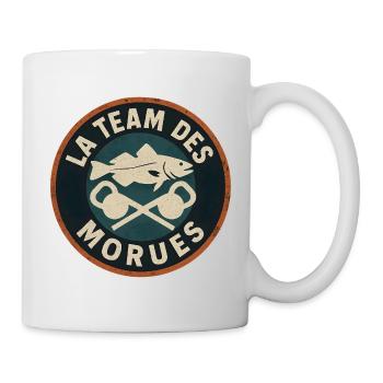 La Team des Morues Patch - Mug blanc - blanc - Droite