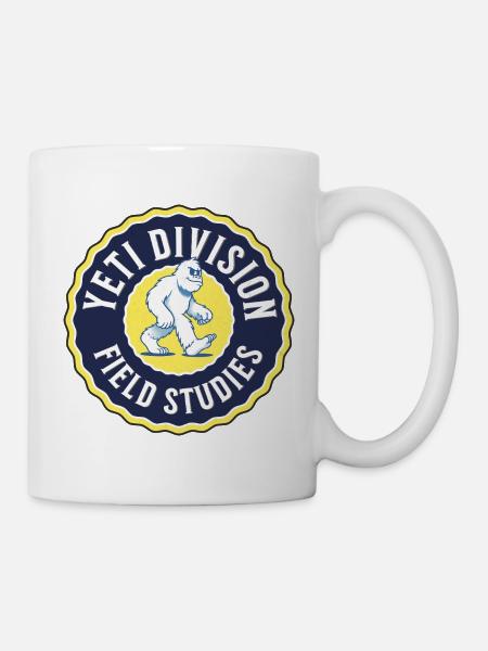 Division Yéti — Insigne d’études sur le terrain - Mug blanc - blanc