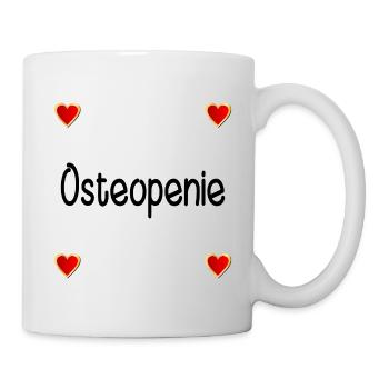 Ostéopénie Perte osseuse - Mug blanc - blanc - Droite