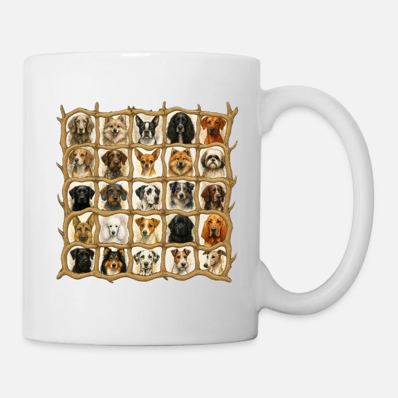 Chiens - Mug blanc - blanc