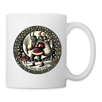 Krampus Nuit de Noël - Mug blanc - blanc - Droite