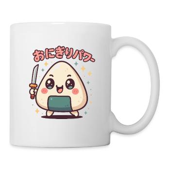 Onigiri Power Krieger - Tasse - Weiß - Rechts