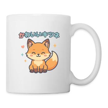 Kawaii Vixen Illustration - Mug - white - Right
