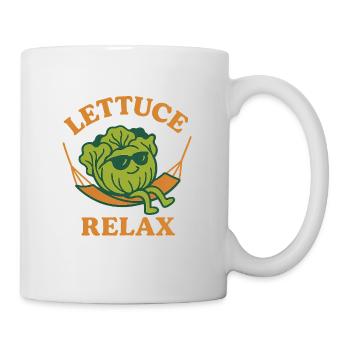 Laitue Relax à Hamaka - Mug blanc - blanc - Droite