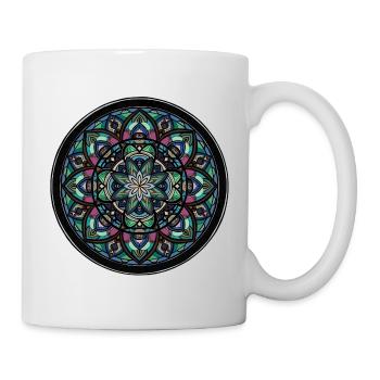 Mandala Color Wheel Center - Mug - white - Right