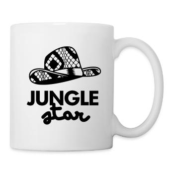Jungle Star hat logo - Mug - white - Right