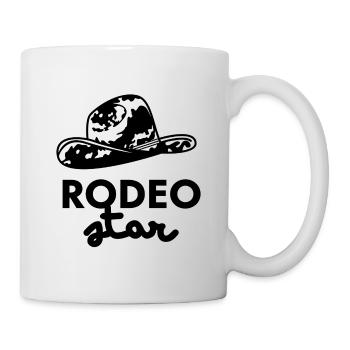 Logo des Rodeo-Sternhutes - Tasse - Weiß - Rechts