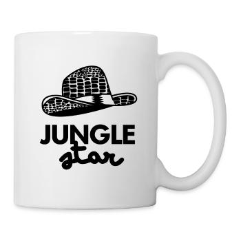 Jungle Star hat logo - Mug - white - Right