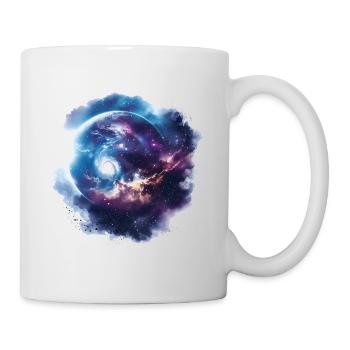 Galaxie du vortex cosmique - Mug blanc - blanc - Droite
