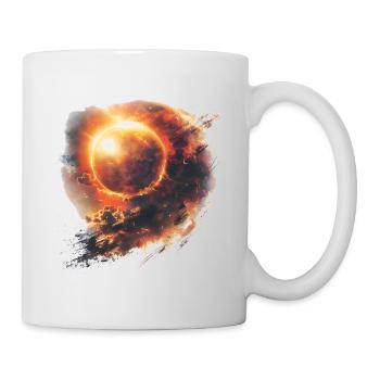 Art de l’orbe Sunfire - Mug blanc - blanc - Droite