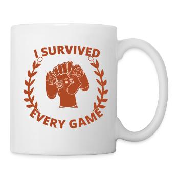 I survived every game - Mug - white - Right