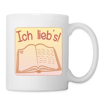 HOBBY READING BOOKS LOVE BOOK - Mug - white - Right