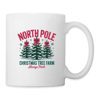 North Pole Christmas Tree Farm - Mug - white - Right