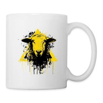 Cooles Schaf  - Tasse - Weiß - Rechts