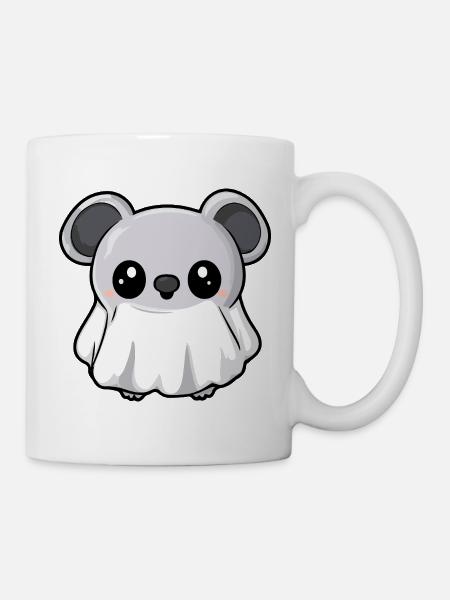 Koala Halloween Geist - Tasse - Weiß